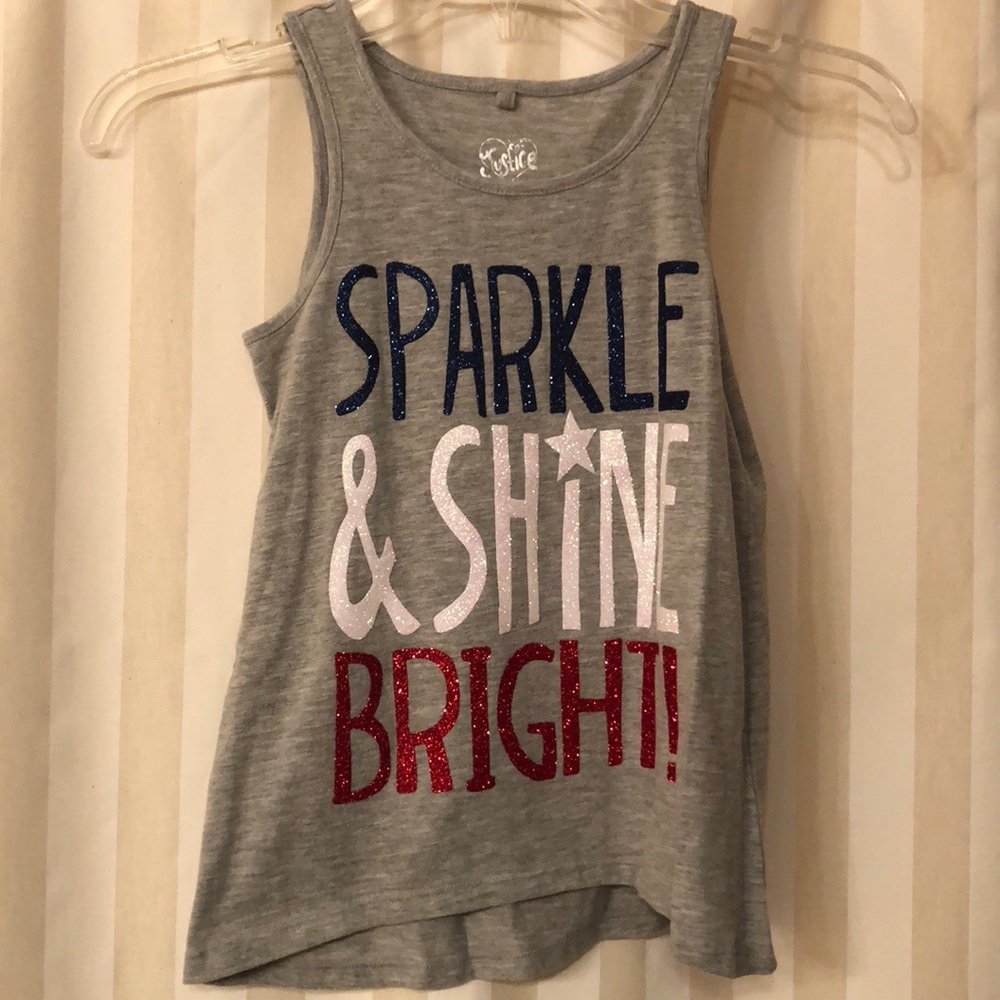 Justice Girls Size 7 Tank